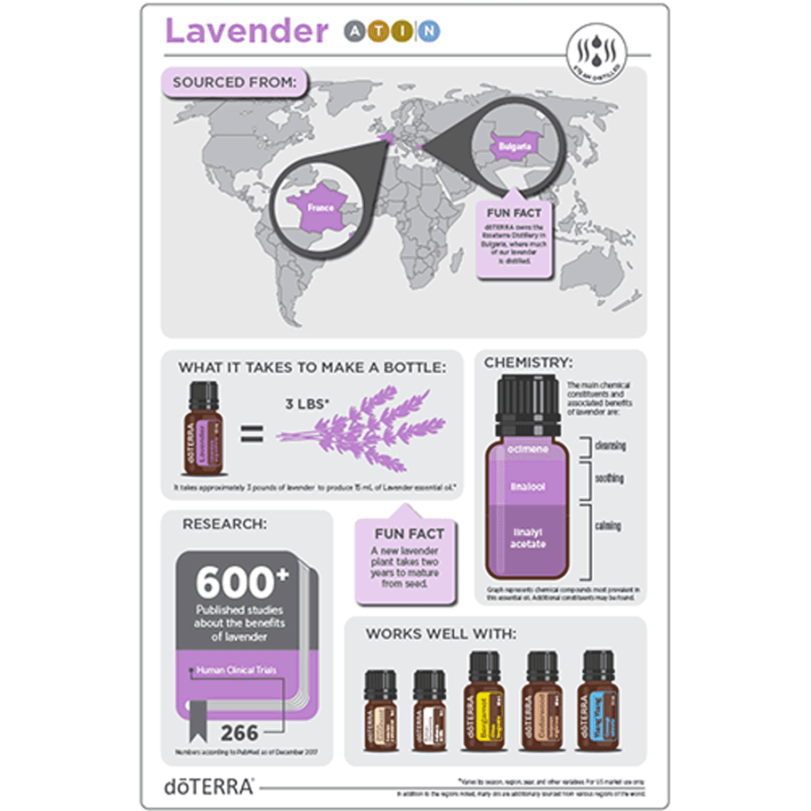 Ефірна олія Лаванда dōTERRA концентрат 15 мл Lavender - Lavandula angustifolia